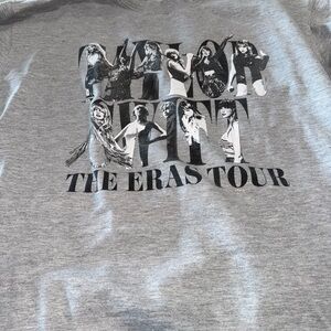 Taylor Swift Light Gray The Eras Tour Tee